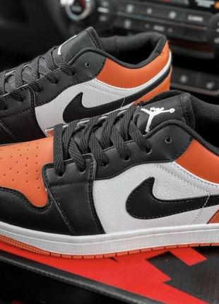 Мужские кроссовки  jordan 1 low orange