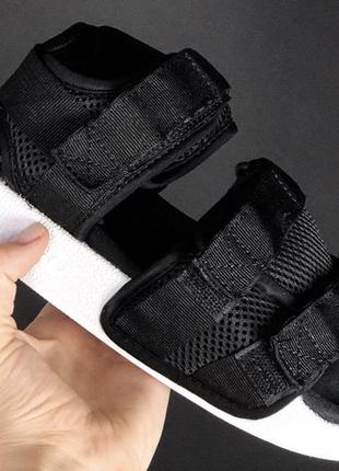 Сандалии женские  adidas sandals black white