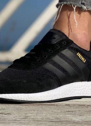 Мужские кроссовки  adidas iniki black