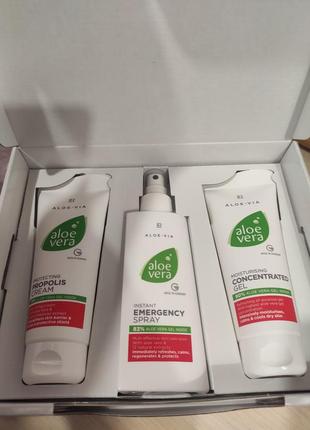 Aloe vera набір перша допомога | алое віра бокс від aloe via lr - 3 продукту в одній коробці.