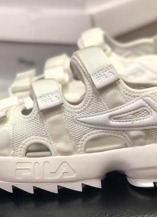 Сандалии женские  fila sandals white1 фото