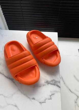 Женские кроссовки   balmain slide orange