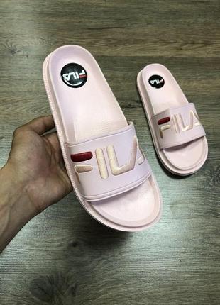 Шлепанцы женские  fila pink