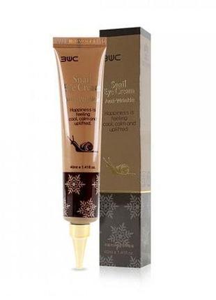 3w clinic крем для очей равликовий муцин snail eye cream anti wrinkle, 40 мл