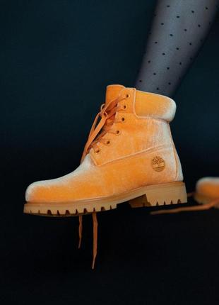 Тimberlad x off-white orange