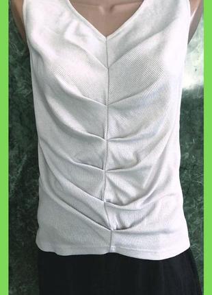 Стильная футболка майка блузка новая хлопок р.xs,s chiara forthi milano италия