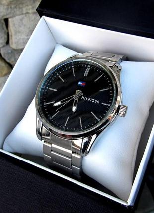Годинник чоловічий tommy hilfiger/томми хилфигер наручний годинник чоловічий кварцевий годинник + подарункова коробка2 фото