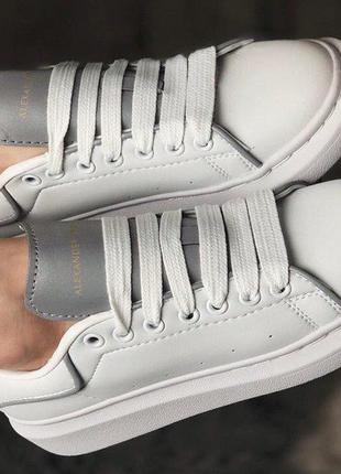Женские кроссовки  mcqueen reflective