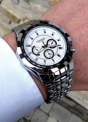Часы мужские curren/курен наручные часы мужские классические часы кварцевые часы + подарочная коробка7 фото