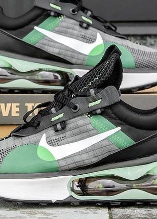 Мужские кроссовки  nike air max 2021 grey green1 фото