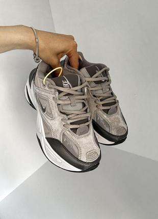 Чоловічі кросівки nike m2k tekno grey beige