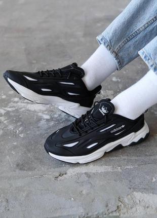 Мужские кроссовки  adidas ozweego celox black white 25 фото