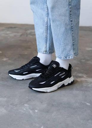 Мужские кроссовки  adidas ozweego celox black white 29 фото