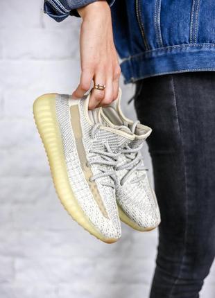 Чоловічі / жіночі кросівки  adidas yeezy boost 350 v2 ludmark 2 (полный рефлектив)