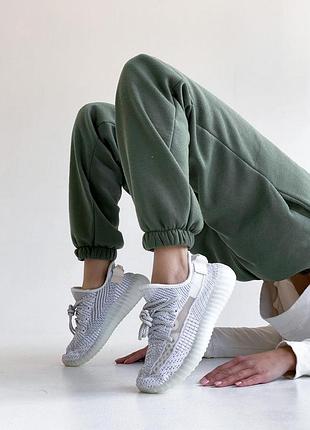 Мужские / женские кроссовки  adidas yeezy boost 350 v2 static full reflective