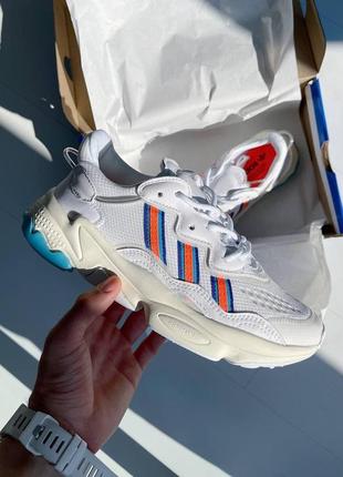 Жіночі кросівки adidas ozweego adiprene pride white colour