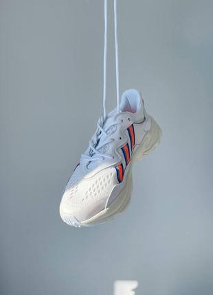 Женские кроссовки  adidas ozweego adiprene pride white colour2 фото