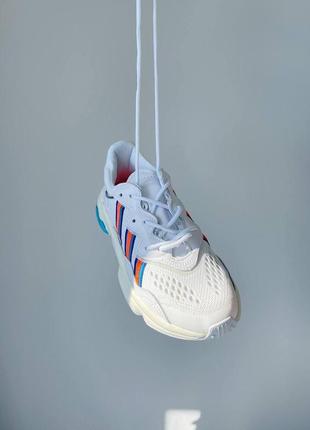 Женские кроссовки  adidas ozweego adiprene pride white colour3 фото