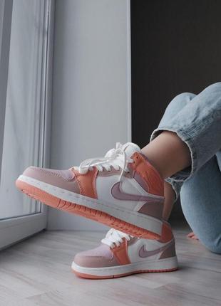 Кроссовки женские nike air jordan 1 retro  найк аир джордан