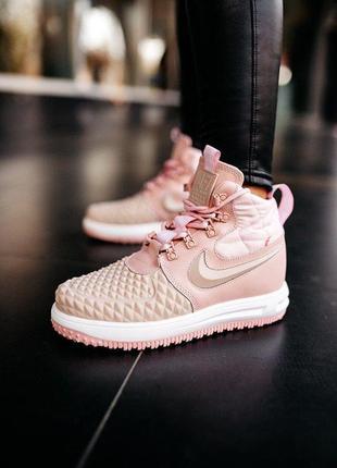 Женские кроссовки  nike duckboot 17 pink