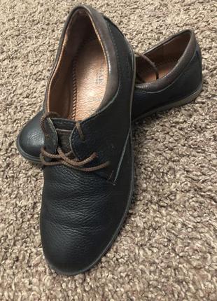 Туфли кожаные
