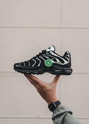 Мужские кроссовки  nike air max tn plus black green 5