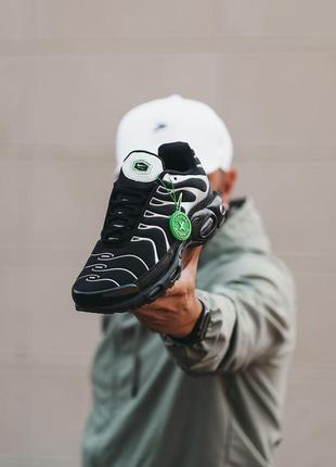 Мужские кроссовки  nike air max tn plus black green4 фото