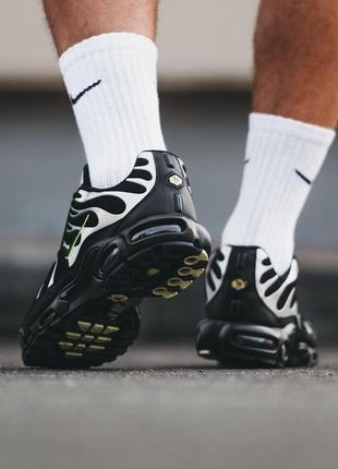 Мужские кроссовки  nike air max tn plus black green10 фото