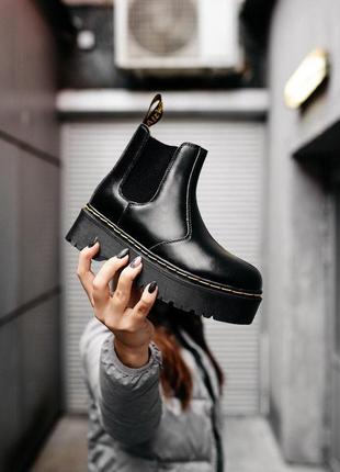 Женские ботинки dr. martens  chelsea доктор мартинс