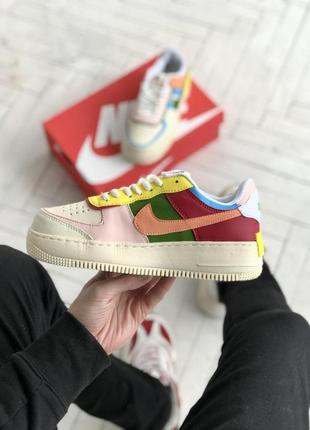 Женские кроссовки nike air force 1 shadow найк аир форс форсы