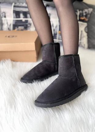 Жіночі черевики ugg vegan black чоботи, уги зимові5 фото