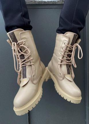 Женские ботинки louis vuitton mokko boot  луи виттон6 фото