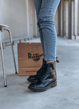 Женские ботинки dr. martens  доктор мартинс