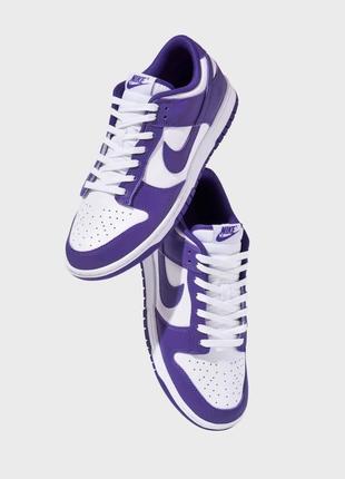 Женские кроссовки  nike dunk low purple