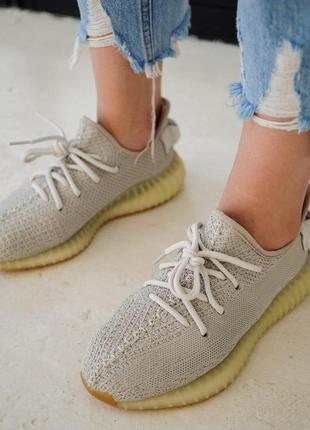 Мужские и женские кроссовки  adidas yeezy boost 350 v2 sesame