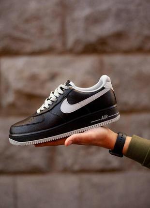 Мужские кроссовки  nike air force 1 low black white v23 фото