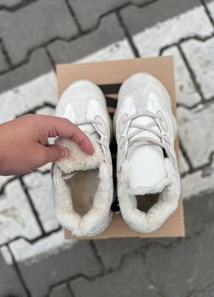 Мужские зимние кроссовки adidas yeezy boost 500 blush 22 фото