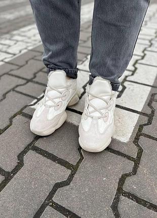 Зимові чоловічі кросівки adidas yeezy boost 500