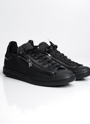 Мужские кроссовки  adidas y-3 stan smith zip black