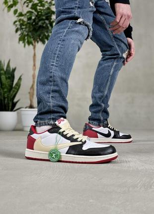 Чоловічі кросівки nike air jordan 1 low найк аір джордан низькі