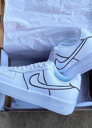 Мужские и женские кроссовки  nike air force 1 low reflective