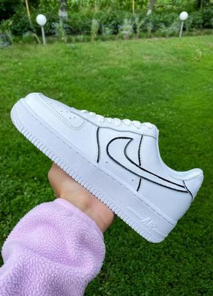 Мужские и женские кроссовки  nike air force 1 low reflective4 фото