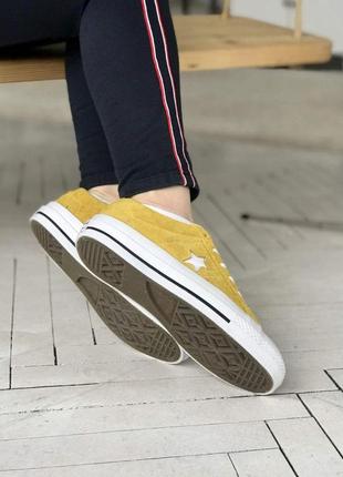 Кеды женские converse low yellow star конверс10 фото