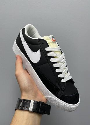 Мужские кроссовки  nike blazer black low