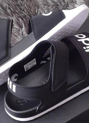 Женские  сандали  adidas adelitte sandals black1 фото