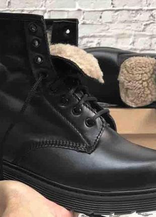 Dr martens 1460 mono black (мех)