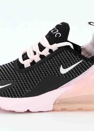 Женские кроссовки  nike air max 270 "black/pink"