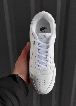 Женские кроссовки  nike air force shadow white2 фото