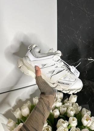 Женские кроссовки  track white premium
