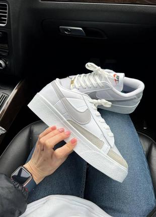 Женские кроссовки nike blazer low найк блейзер5 фото